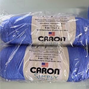Caron Simply Soft Yarn - Berry Blue